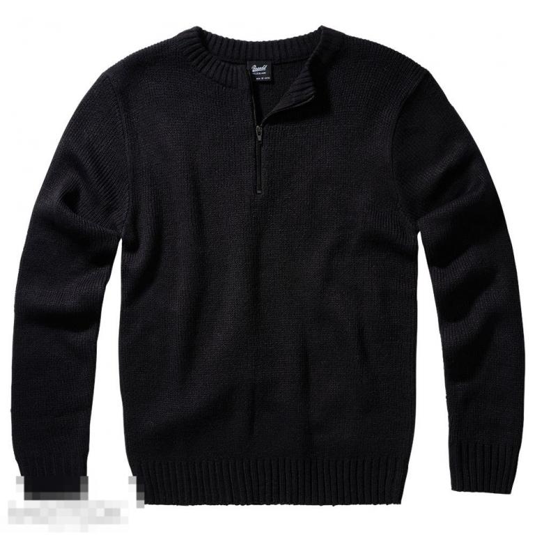 Пуловер Brandit Pullover Army black /// Размер: L --- Арт. 79390 