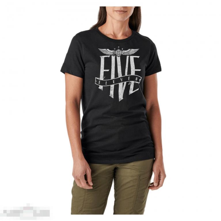 Футболка 5.11 T-Shirt Insignia Women black /// Размер: L --- Арт. 40471 