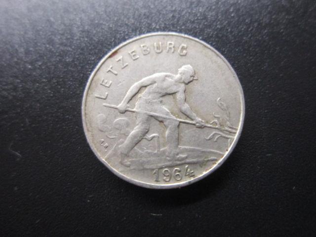 ЛЮКСЕМБУРГ 1 ФРАНК 1964  ( 4 )