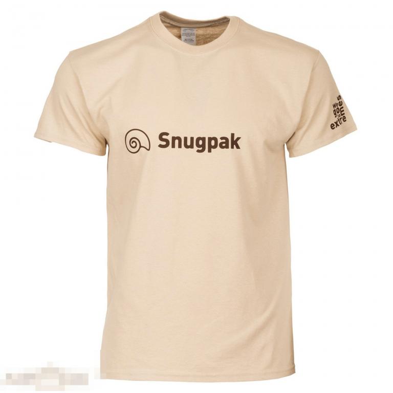 Футболка Snugpak T-Shirt Logo Cotton desert tan /// Размер: XL --- Арт. 30566 