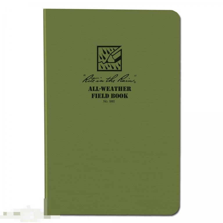 Блокнот Rite in the Rain 980 полевой, цвет оливковый --- Арт. 49708 