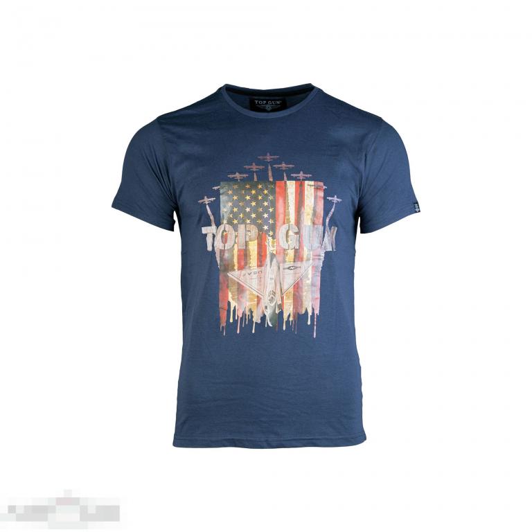 Футболка Mil-Tec T-Shirt USAF dark blue /// Размер: XXL --- Арт. 71566 