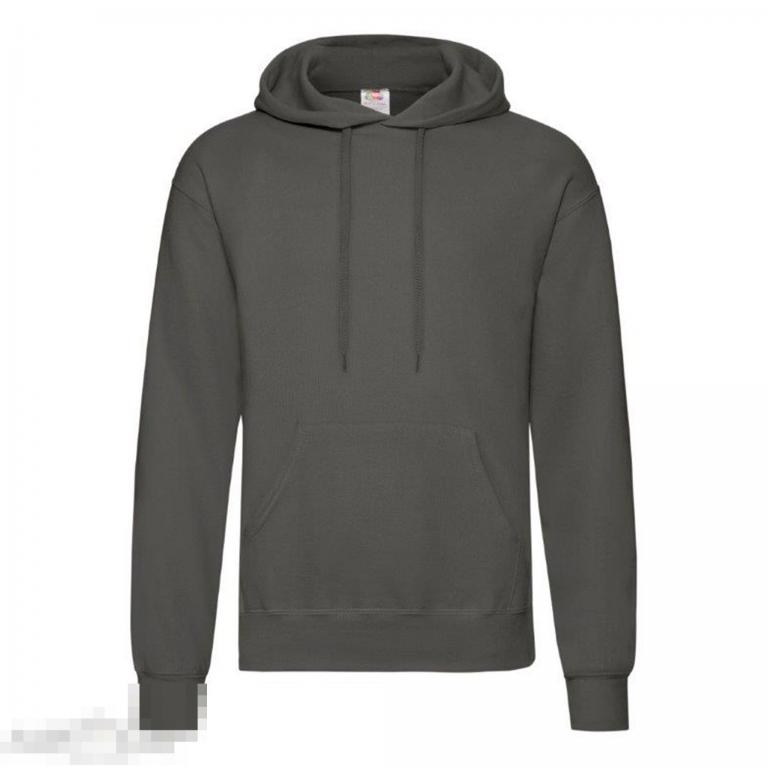 Свитшот Fruit of the Loom Classic Hooded Sweatshirt graphite /// Размер: M --- Арт. 71531 