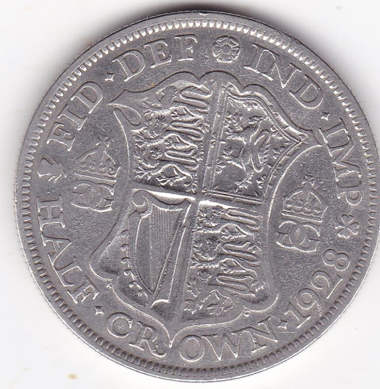 Великобритания 1/2 кроны 1928