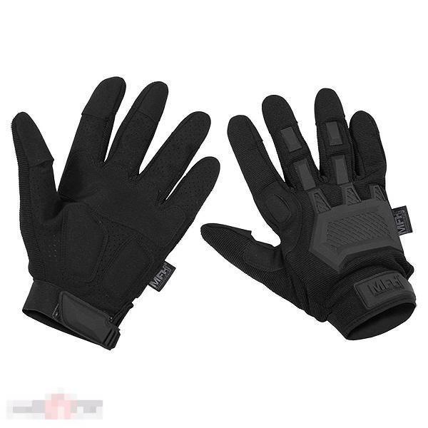 Перчатки MFH Action тактические, цвет черный /// Размер: M --- Арт. 22225 