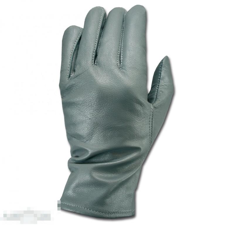 Перчатки кожаные в стиле Бундесвера, цвет серый /// Размер: 8 --- Арт. 22001 