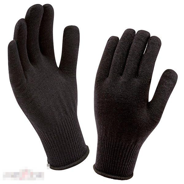 Перчатки Sealskinz Handschuhe Solo Merino Liner schwarz --- Арт. 23330 