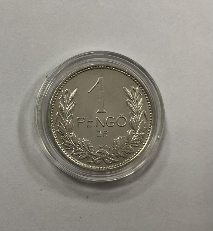 Венгрия 1 пенго 1939 UNC СЕРЕБРО