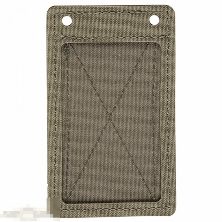 Чехол для документов MD-Textil Dienstausweistasche klettbar steingrau oliv --- Арт. 37757 