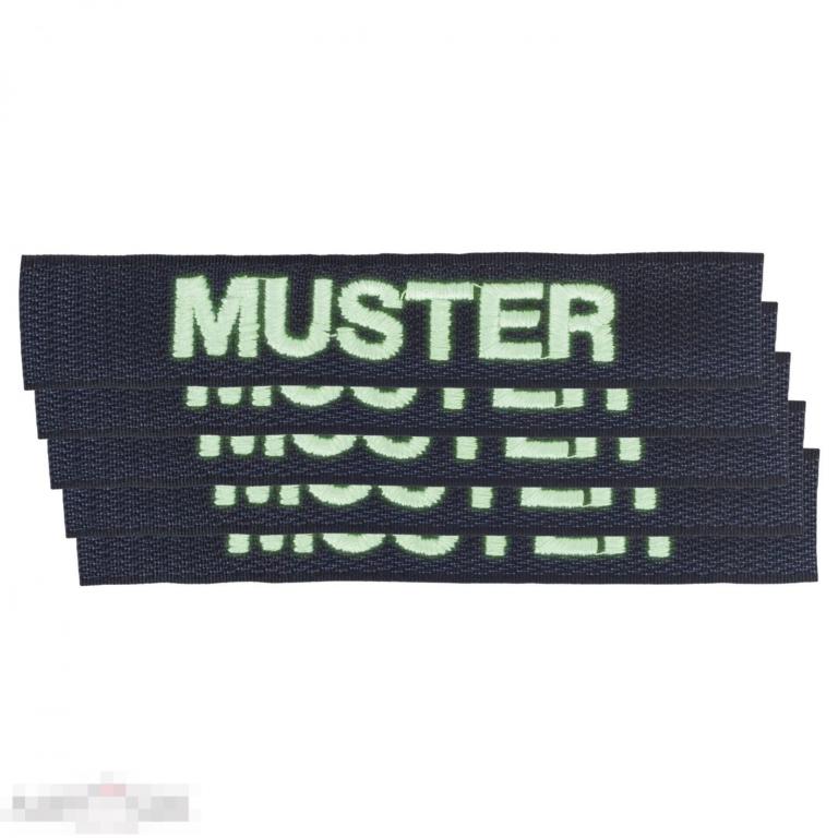 Ленты именные Name tapes 5 pack, navy blue, phosphorescent --- Арт. 50603 