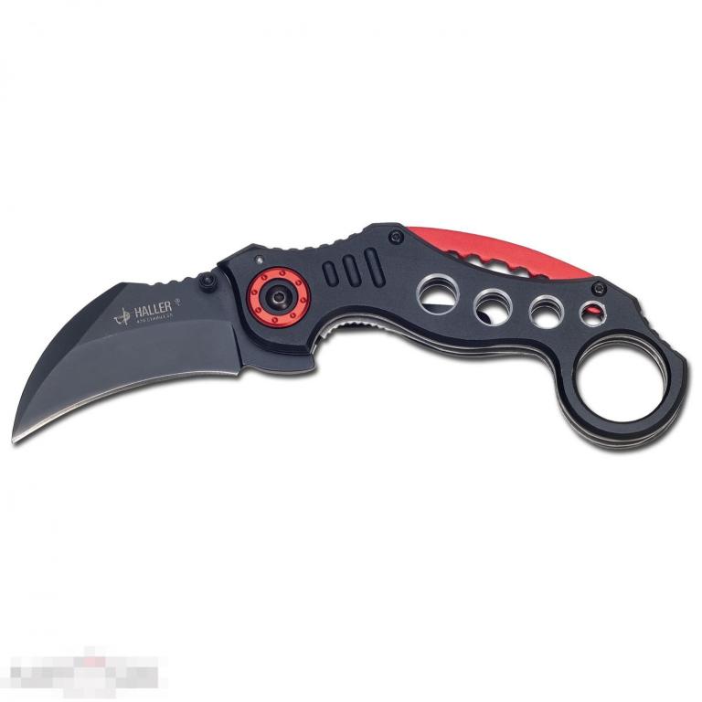 Нож Haller Керамбит Red Circle карманный --- Арт. 39416