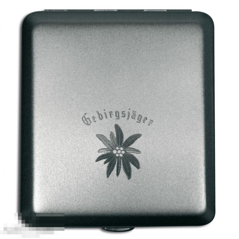 Портсигар с эмблемой подразделений горных стрелков --- Арт. 70146 