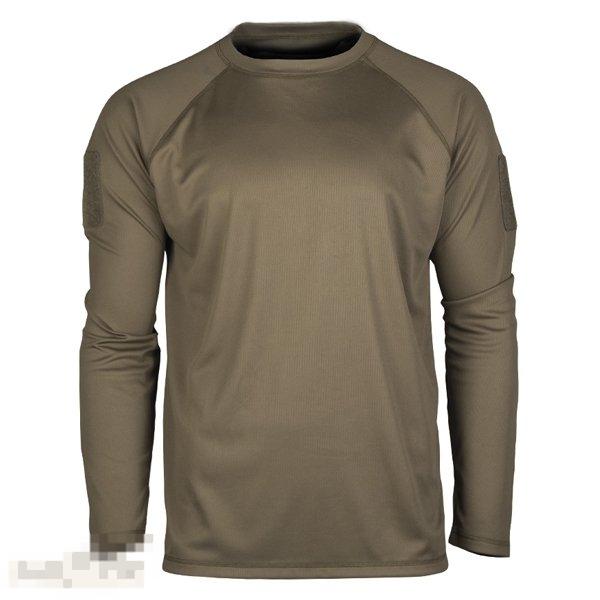 Футболка Mil-Tec Tactical Quick Dry Langarmshirt oliv /// Размер: M --- Арт. 66890 