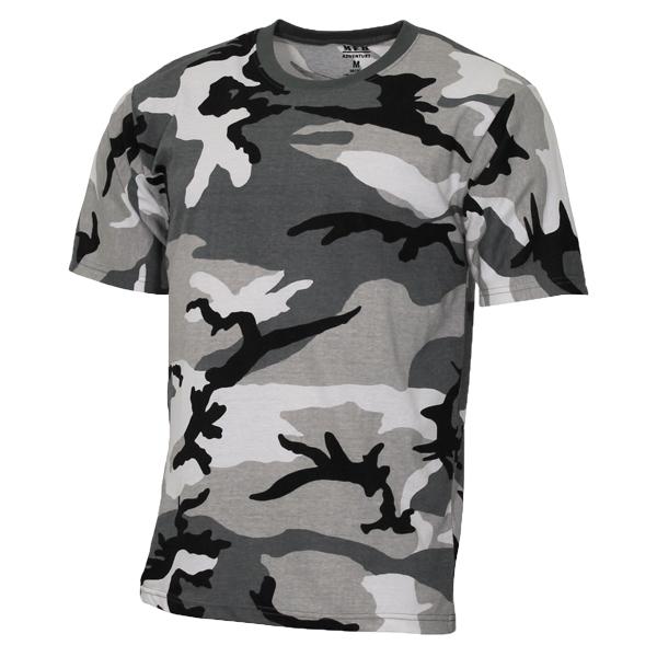 Футболка MFH US Streetstyle, камуфляж городской