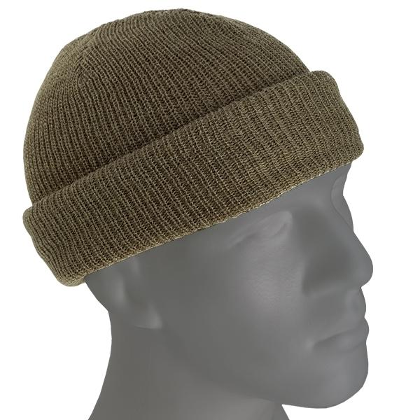 Шапка Mil-Tec US Watch Cap шерстяная, цвет оливковый