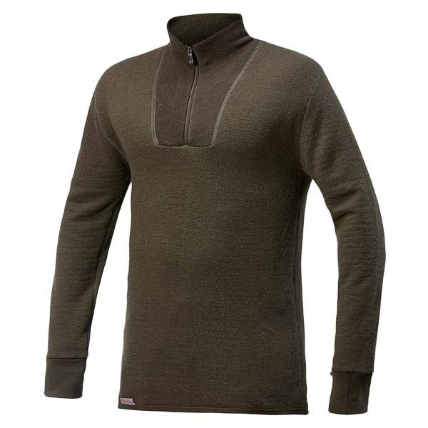 Футболка Woolpower Turtleneck 200, цвет зеленый