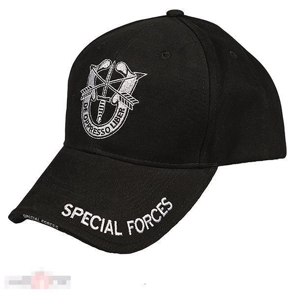 Бейсболка SPECIAL FORCES, цвет черный --- Арт. 21424 