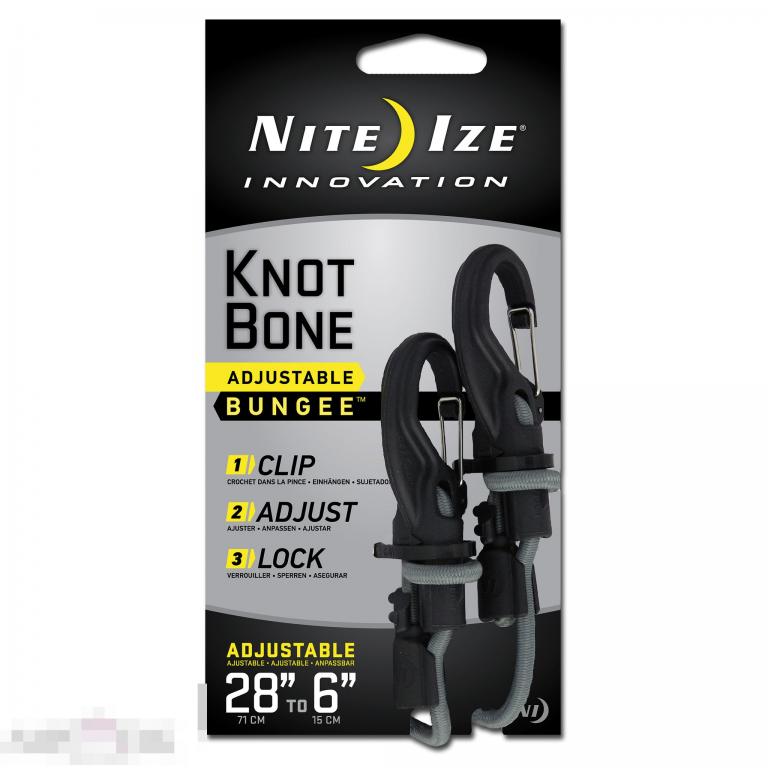 Карабин Nite Ize KnotBone со шнуром, малый --- Арт. 53303 