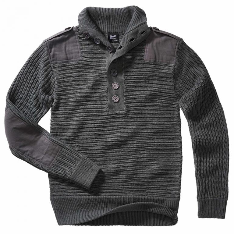Пуловер Brandit Pullover Alpin anthracite