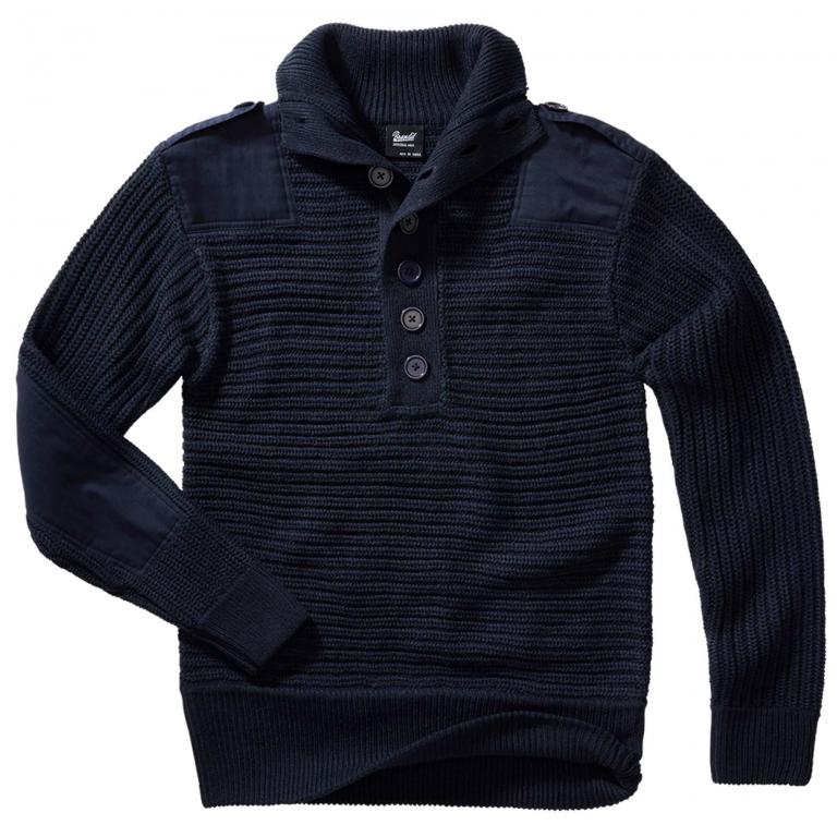 Пуловер Brandit Pullover Alpin navy