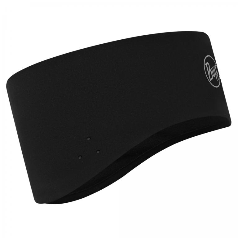 Повязка на голову Buff Headband Windproof solid black