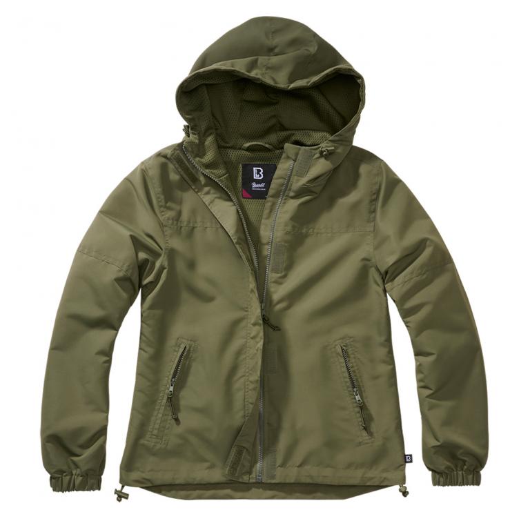 Куртка женская Brandit Women's Summer Windbreaker Zip Jacket olive