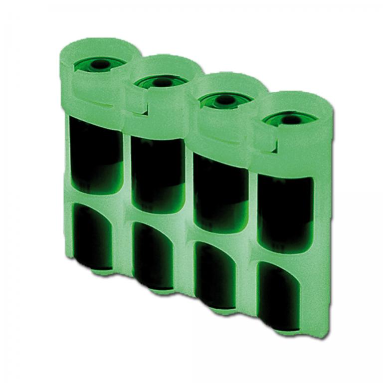 Бокс для батарей Powerpax SlimLine 4 x AA (светящийся)