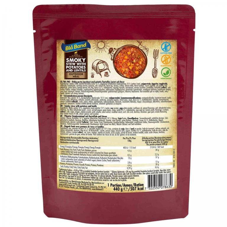 Питание Bla Band Lentil Stew with Potatoes