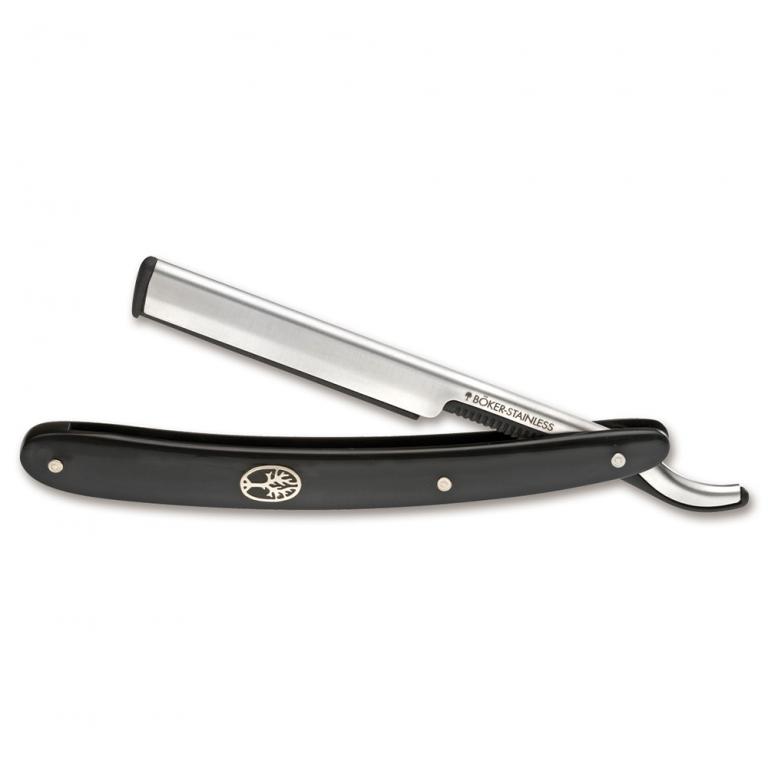 Бритва опасная Boker Rasierklingenhalter Barberette schwarz