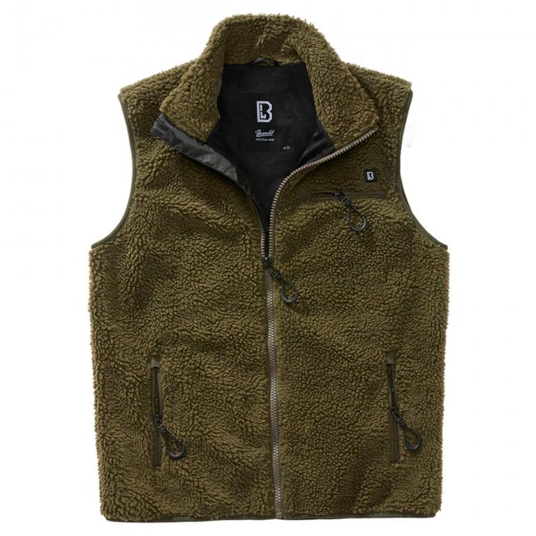 Жилетка Brandit Men's Teddy Fleece Vest olive