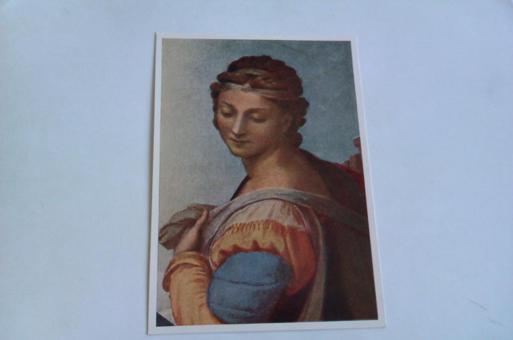 Открытка Рафаэль Святая Варвара (фрагмент картины «Сикстинская Мадонна»), Германия