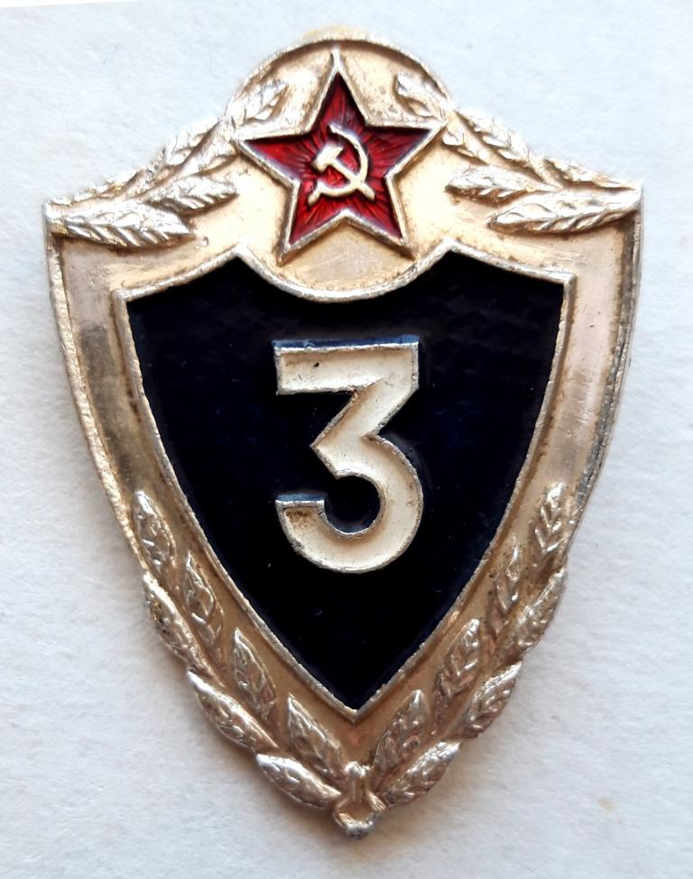 Знак (3 класс ВС СССР рядовой и сержантский состав) (Павловский завод сувениров)