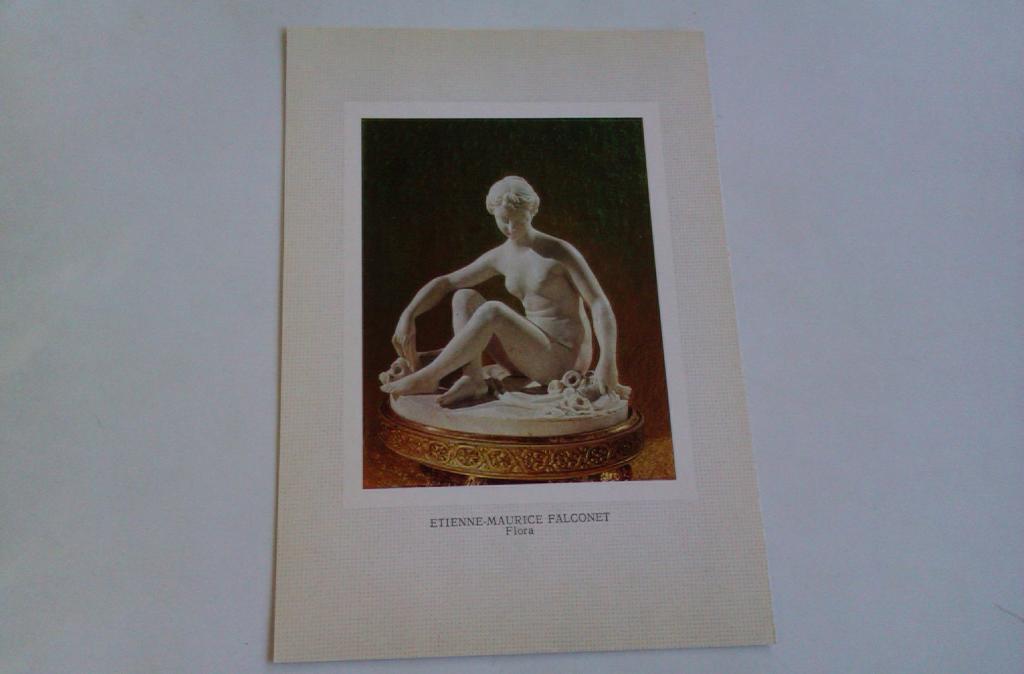 Открытка Этьен Морис Фальконе Флора, 1980г.