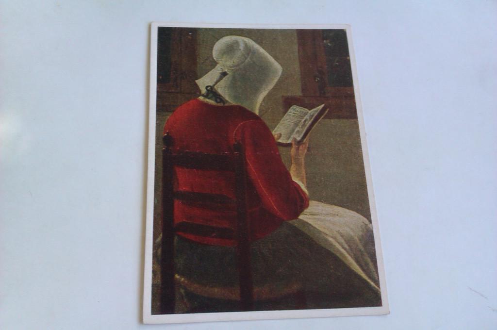 Открытка Питер де Хох Голландская гостиная (фрагмент), Германия