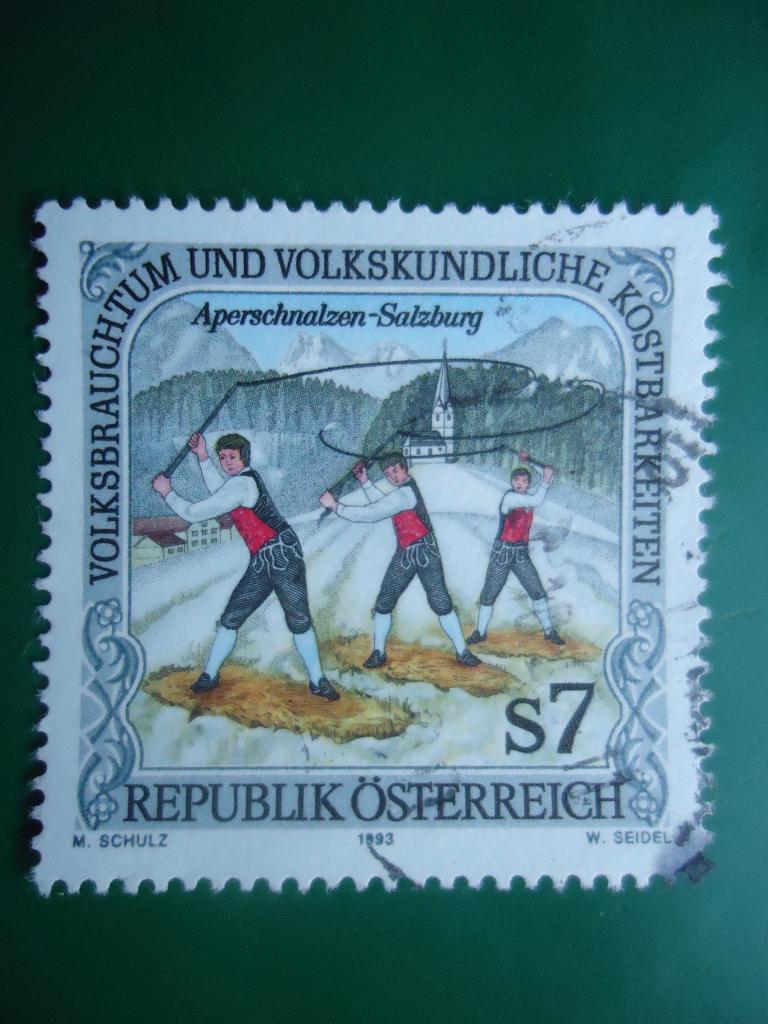 1993 г.  Австрия   гаш. без клея.