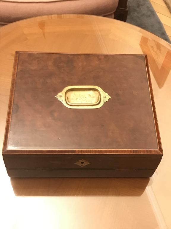 Антикварное дорожное бюро, шкатулка-бюро, Англия, 1910 г.