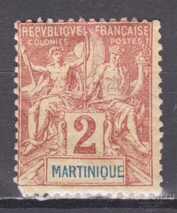 Мартиника 1892 аллегория Mi27 MH