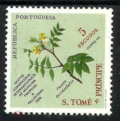 Сан-Томе и Принсипи,1958,Ми-382**Медицинский конгресс