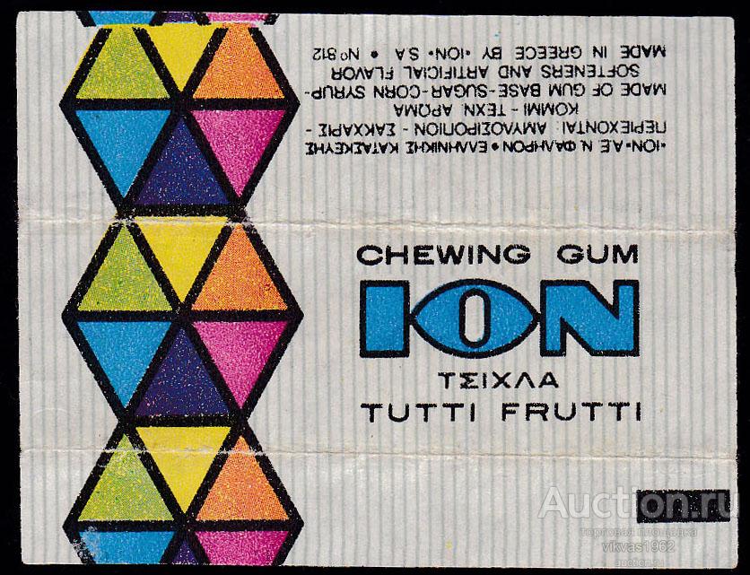 Греция. ION ION TuttiFrutti пластинка v2.1