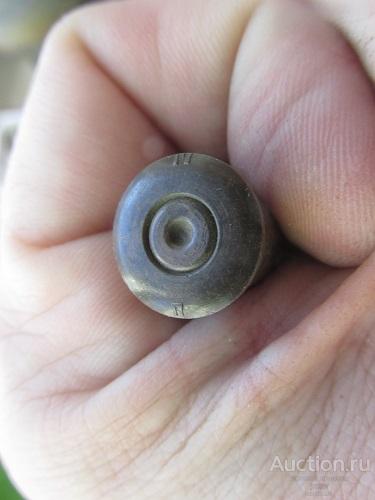 гильза 17 П Петербургский патронный завод 1917 год. разновидность №1, мелкий ШРИФТ