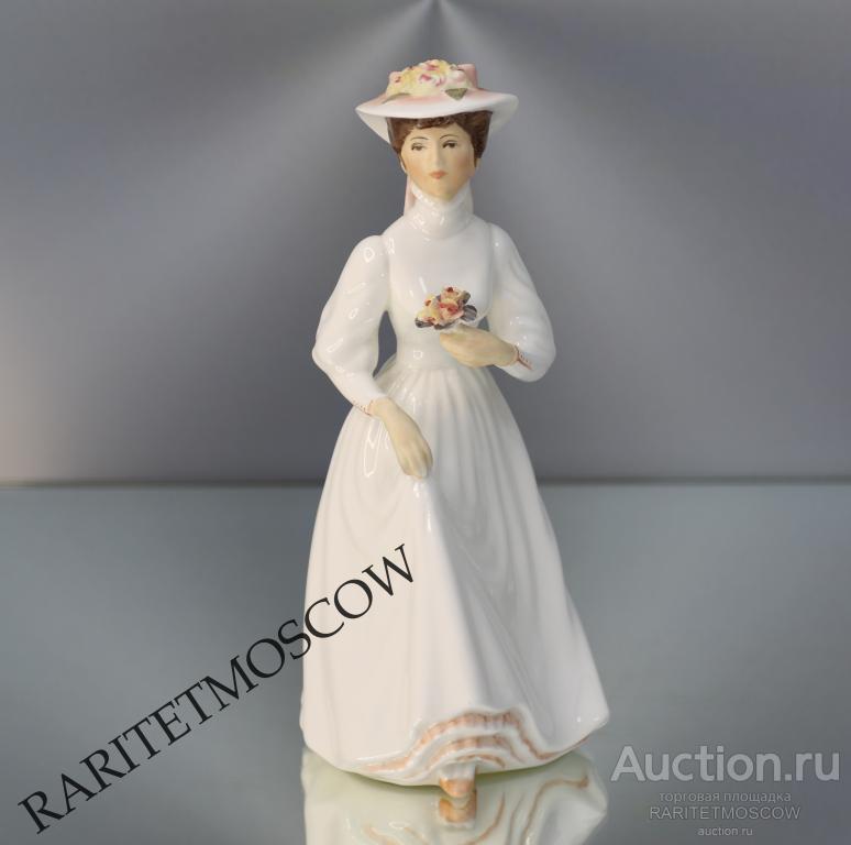 Девушка невеста свадьба bride ренессанс фарфор роспись Англия 27