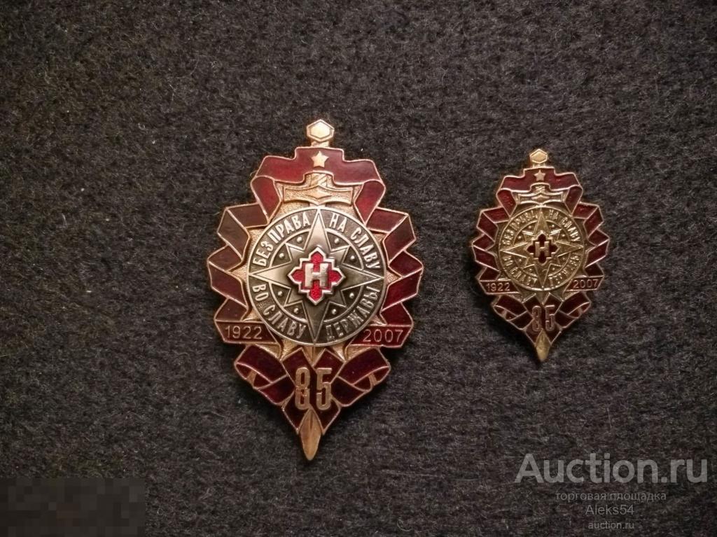 Знак ино - пгу - свр 85 лет