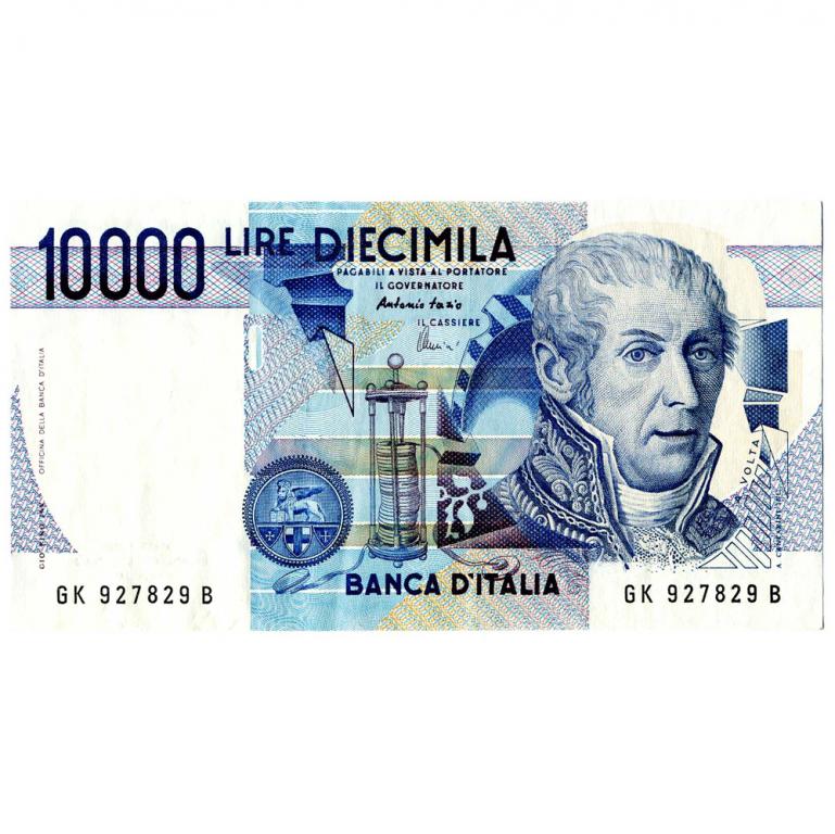 Италия 10,000 лир 1984