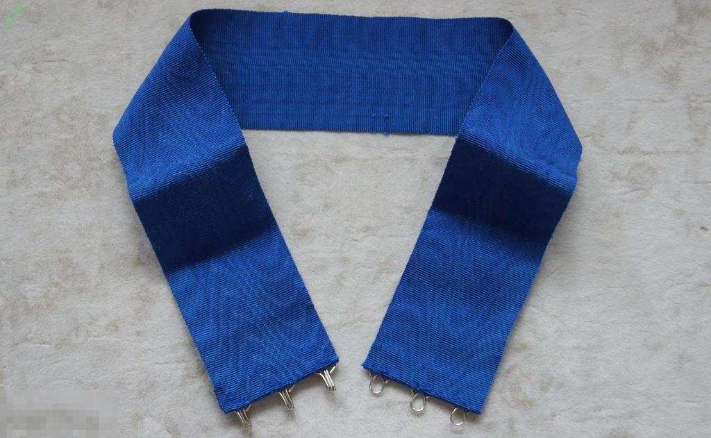 Шейная лента ордена Белого Орла (муаровая на застежках) 