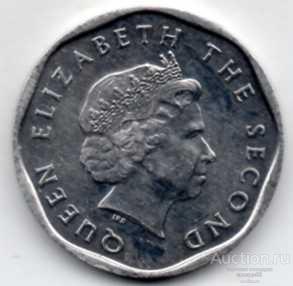 Восточно-Карибские Штаты 5 центов 2002г.  KM#36  11_10_16