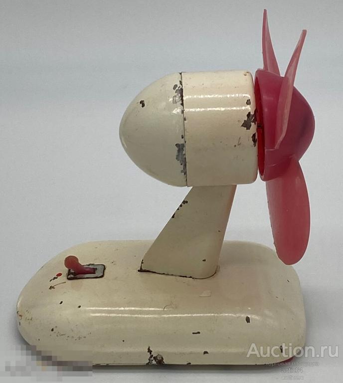 Вентилятор кукольный пластмасса жесть 