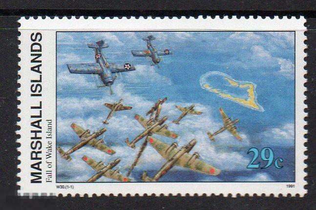 1991 Маршалловы История Второй мировой войны  -  падение острова Уэйк 1941 
