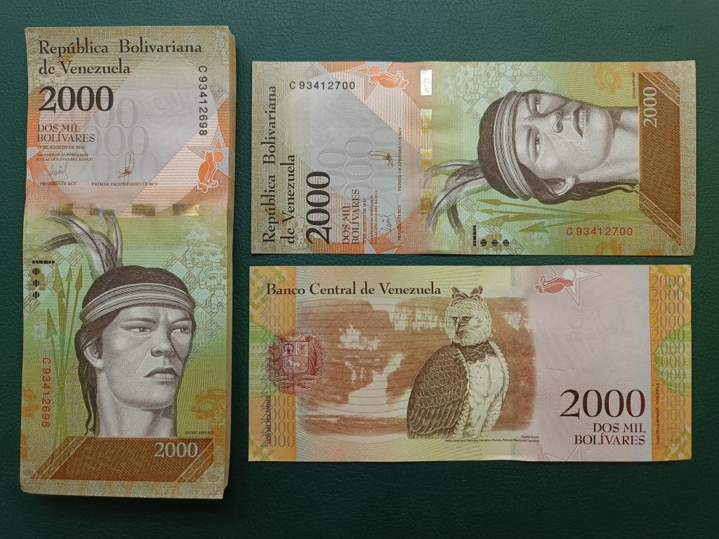 Купить Купюры Венесуэлы 10 Боливар 2008 Год