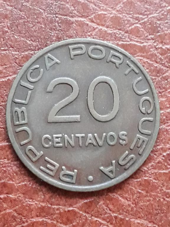 Мозамбик 20 сентаво 1936 КМ 62