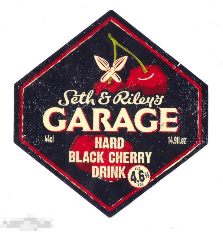 Этикетка Пивной напиток  Garage Hard Cherry Drink 2 (2019) Балтика 